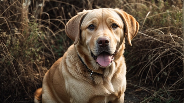 Foto ai-generiertes bild eines labrador-retriever-hunds