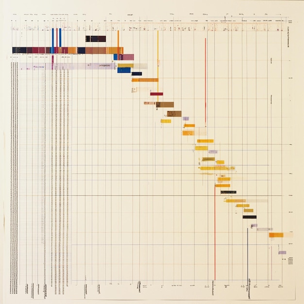 AI generó un gráfico de Gantt detallado con hitos claros