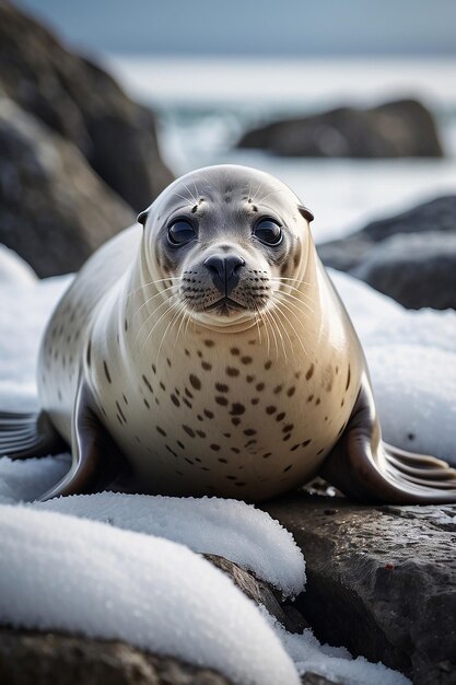 Foto ai generó imágenes realistas de focas