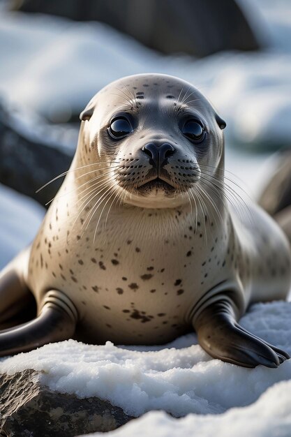 Foto ai generó imágenes realistas de focas