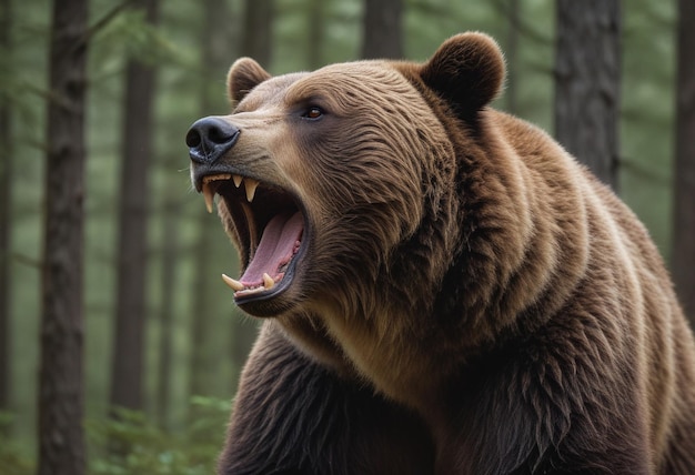 Ai generó una poderosa simplicidad El oso rugidor