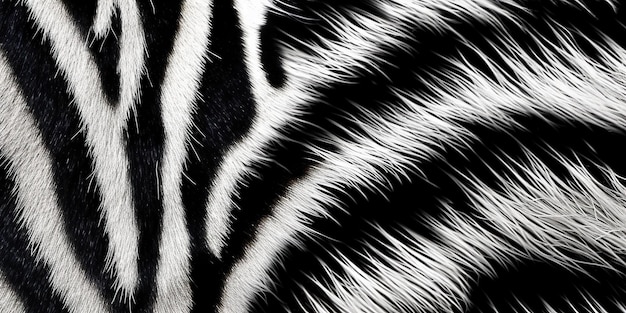 AI Gerado AI Generative Zebra decoração de fundo padrão de textura da pele Ilustração de arte gráfica