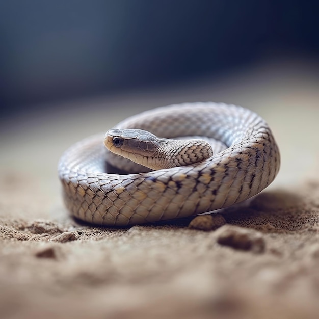 Ai geradora de cobra pequena e fofa