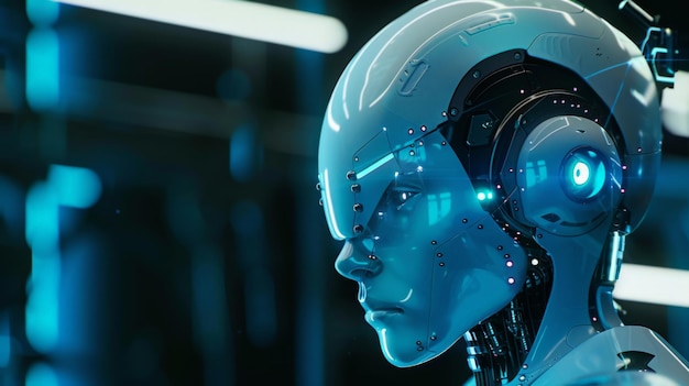 AI oder künstliche Intelligenz Programm oder Software Wissen Informationen intelligente Motor und Lernlösung von Genie Automatisierung Programmierung Cyberspace Netzwerktechnologie Digitale Innovation Robot