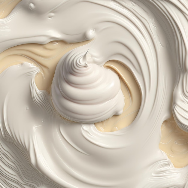 Foto ai-rendering mit eiscreme-textur