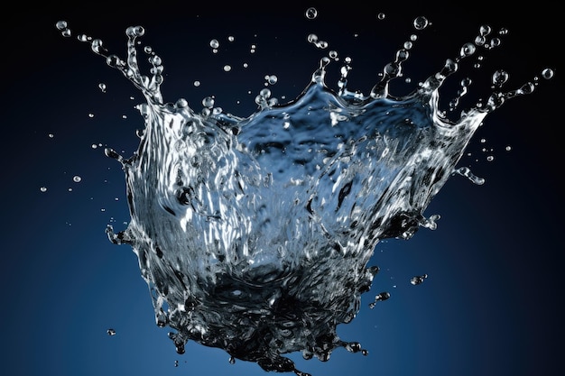 Ai Splash Fresh Drop In Water Generative AI