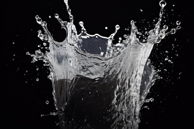 Ai Splash Fresh Drop In Water Generative AI