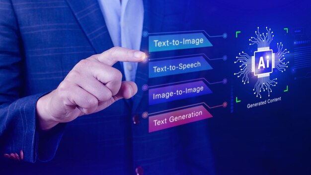 Ai tech utiliza Internet para conectar Chatgpt Chat con inteligencia artificial AI para generar contenido