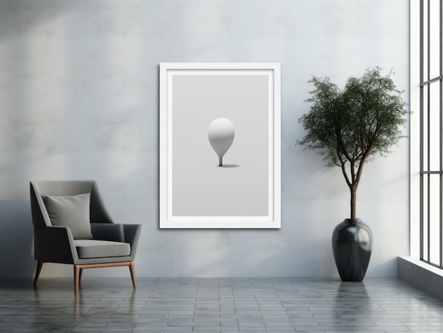 AIInfused Minimal Wall Art Mockup