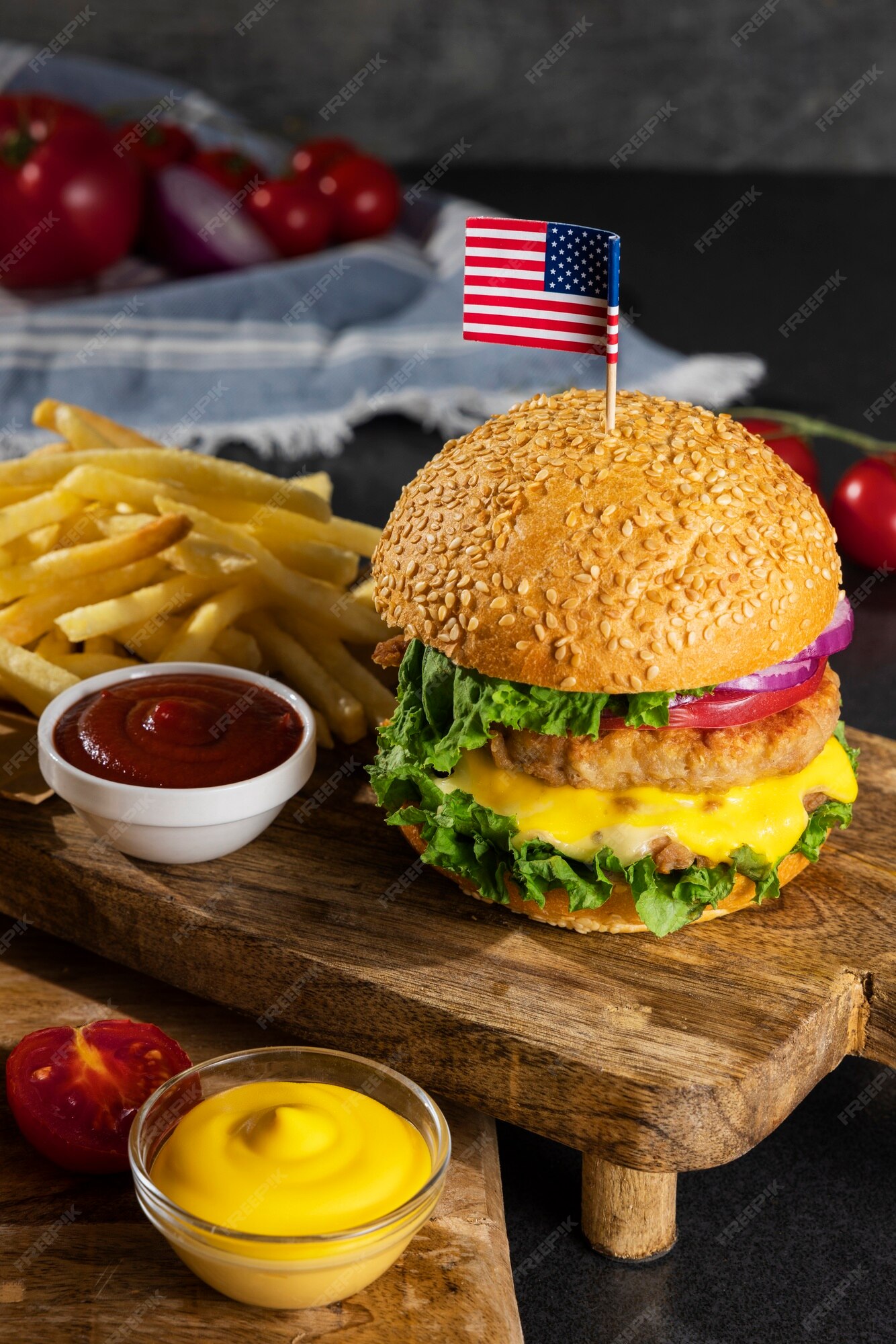 O Hambúrguer Americano saudável… É comer para crer! –