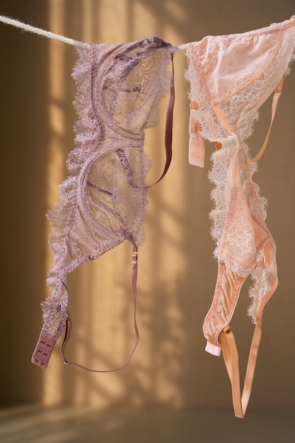 Ainda vida de sutiã lingerie