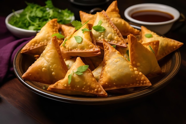 Air Fryer Samosas Comida indiana