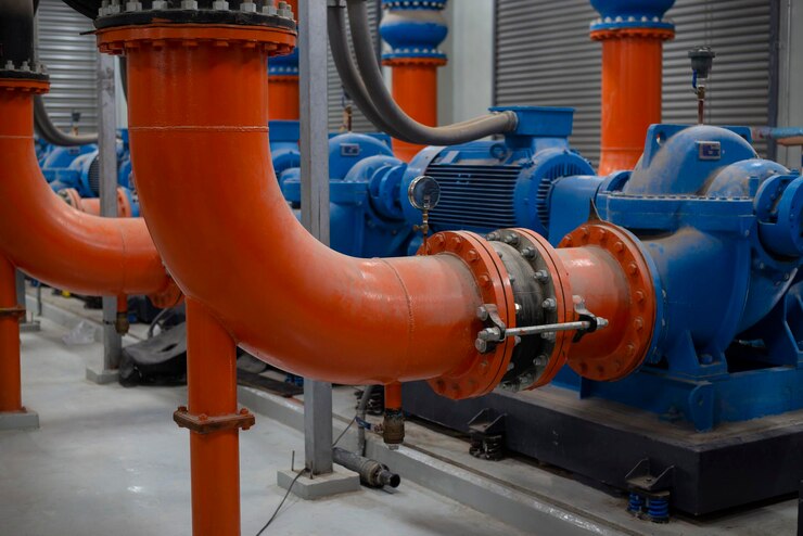 El aire acondicionado de la torre de enfriamiento es un enfriador de aire de la torre de enfriamiento de agua HVAC de un gran edificio industrial para controlar el sistema de aire