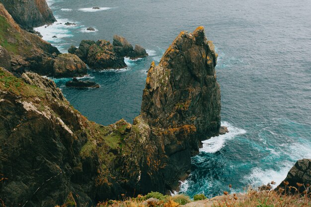 ajardinado de la costa de acantilados oceánicos