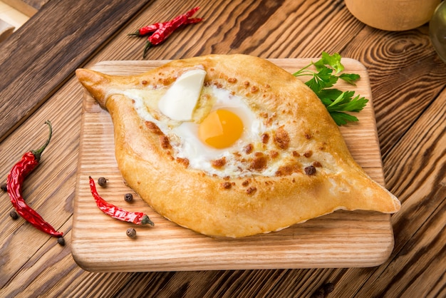 Ajarian khachapuri fechar-se