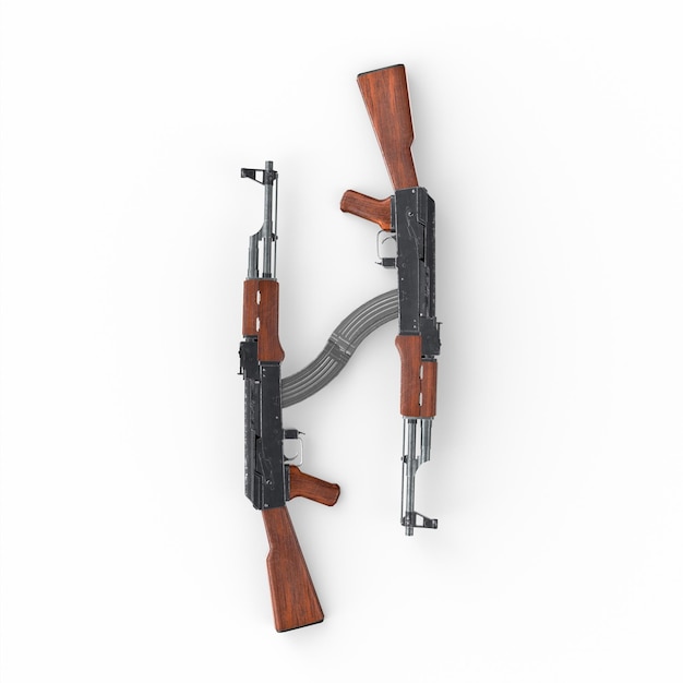 Ak 47 Gewehr 3D-Modellierung