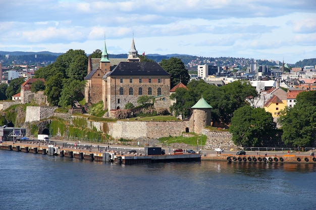 Akershus Castle Fortress in Oslo Norwegen