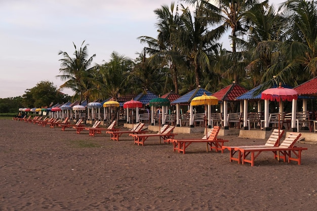 Akkarena Beach (Pantai Akkarena) beliebtes Touristenziel in Makkasar, Süd-Sulawesi, Indonesien