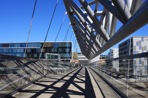 Akrobaten-Fußgängerbrücke in Oslo Norwegen