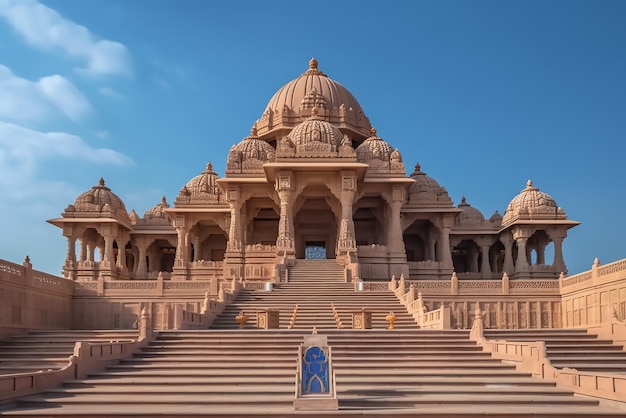 Foto akshardham-tempel delhi indien