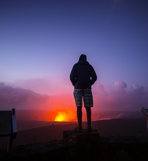 Aktiver Vulkan Kilauea auf Big Island, Hawaii