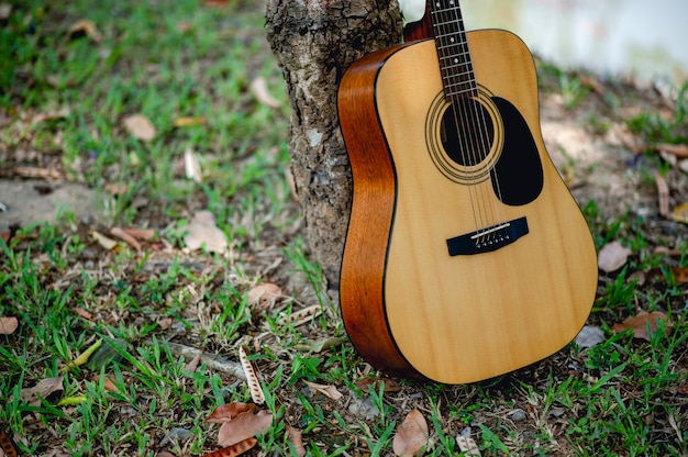 Akustische Gitarre, ein sehr gut klingendes Instrument