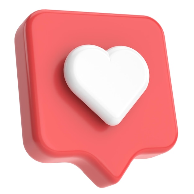Al igual que el icono 3D icono ilustración 3D