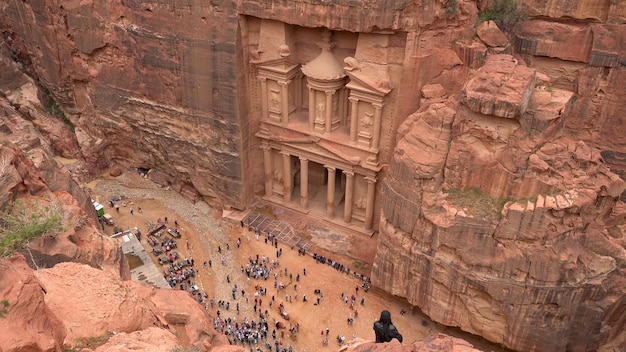 Al Khubta Trail em Petra Jordan Património Mundial