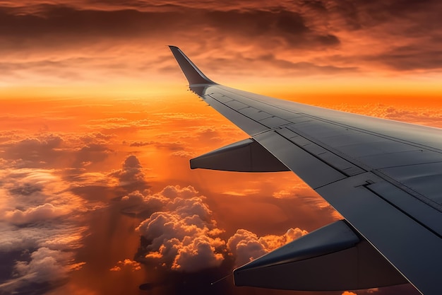 Ala avión volando Generar Ai