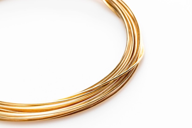 Foto alambre de ouro para fabricação de jóias