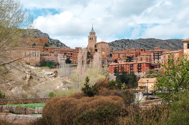 Albarracin eine kleine mittelalterliche Stadt in Teruel, Spanien