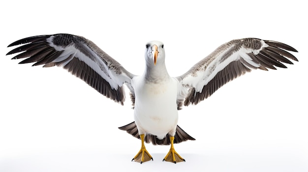 Albatros isoliert auf weißem Hintergrund