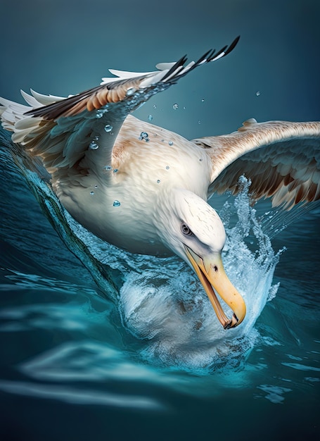 Albatrosse sehr großer Vogel Procellariiform