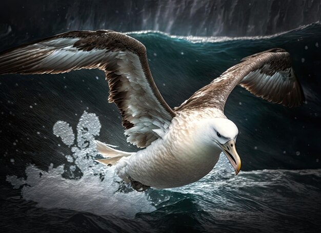 Albatrosse sehr großer Vogel Procellariiform