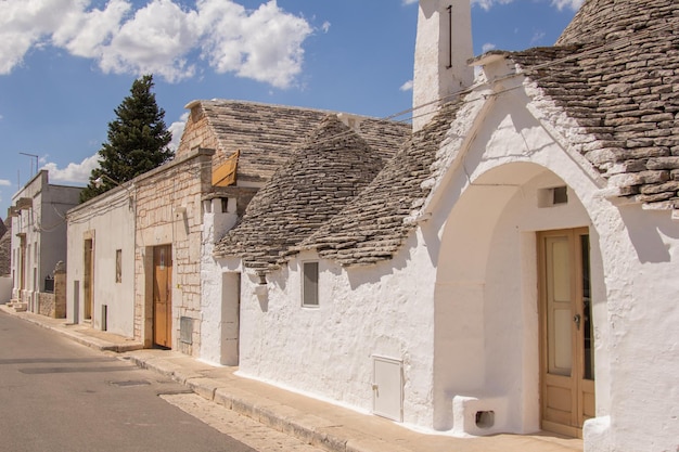 Alberello, Apulia, Italia. Famoso destino turístico