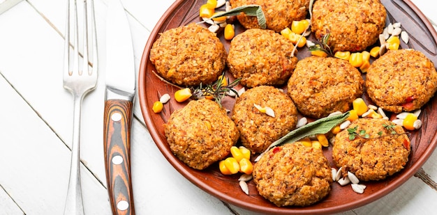 Albóndigas de verduras vegedelki frescas