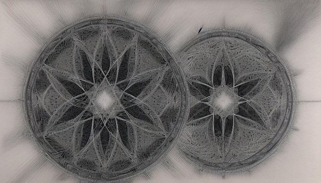 Albrecht Drers komplizierte fraktale mythische Symmetrie und zukünftige technische monochrome Zusammenfassung