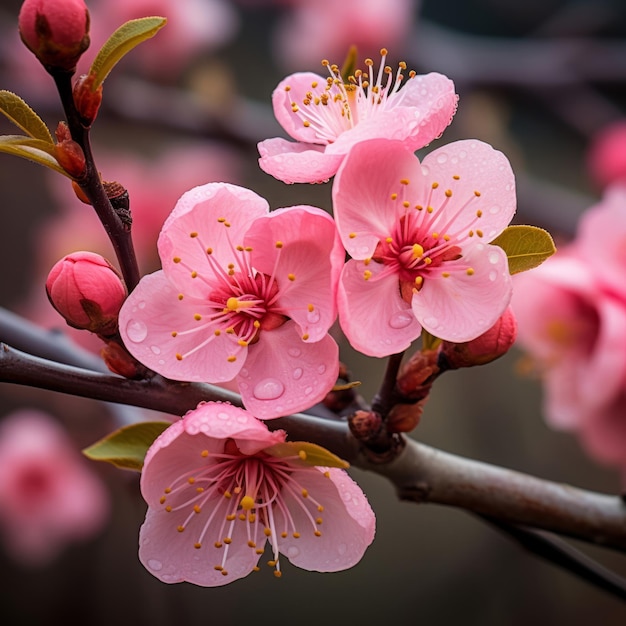 Álbum de fotos de flores de sakura cheio de momentos poéticos e vibrações arrepiantes para os amantes das flores de cerejeira