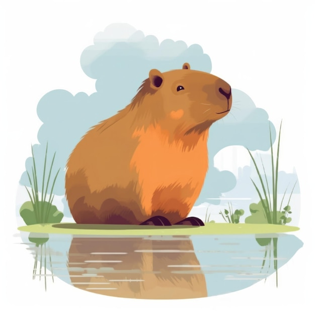 Foto el álbum de fotos de capybara está lleno de hermosos momentos para los amantes de la capybara.
