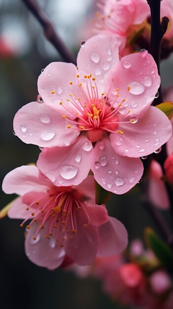 Foto el álbum de fotos de la flor de sakura lleno de momentos poéticos y vibraciones escalofriantes para los amantes de las flores de cerezo