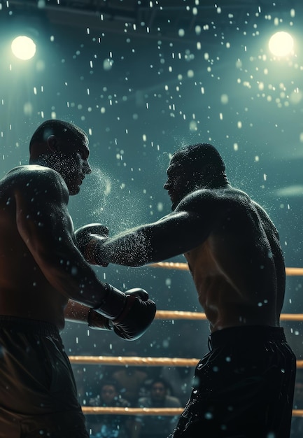 Un álbum de fotos visuales de boxeo lleno de momentos estresantes y poderosos