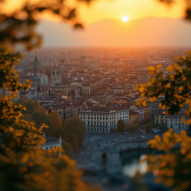 Foto Álbum de fotos visuales del paisaje de la ciudad lleno de vibraciones urbanas y abarrotadas