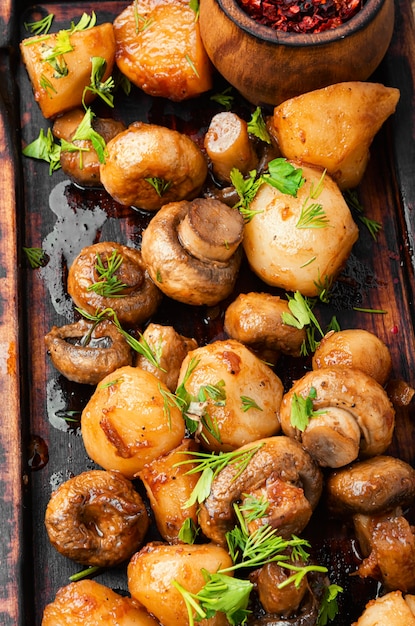 Alcachofa de Jerusalén al horno