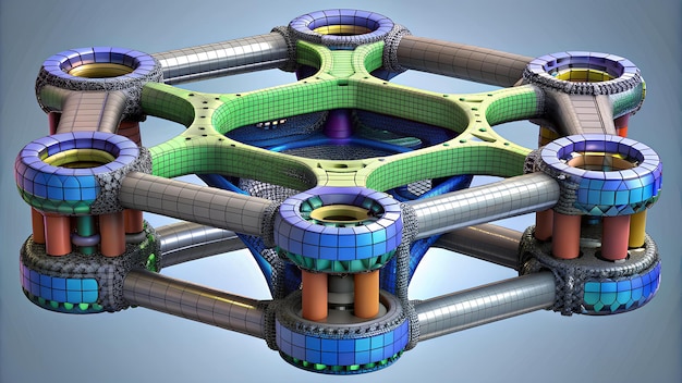 Alcanzar la máxima relación fuerza-peso a través de la optimización estructural de un elemento finito