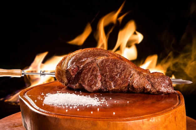 Alcatra, tradicional churrasco brasileiro.