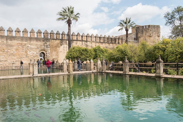 Alcazar de los reyes cristianos em córdoba espanha