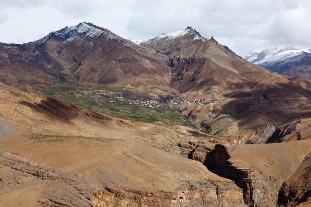 Aldea en Himalaya