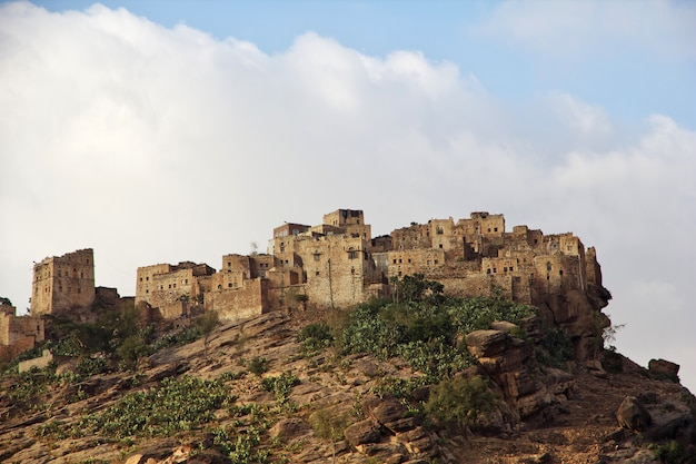 Aldea Tawila en Yemen