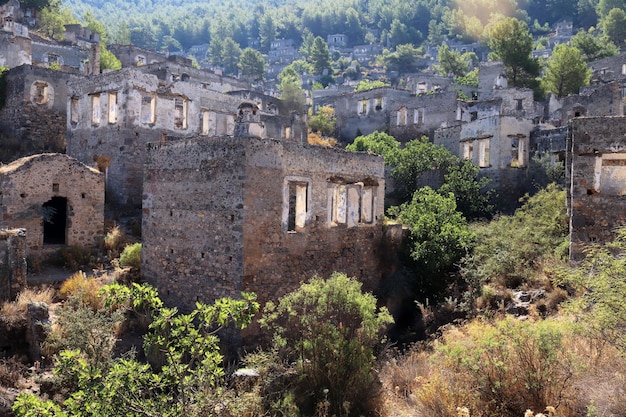 Aldeia abandonada na turquia fethiye kayakoy