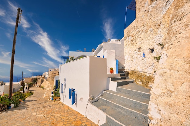 Aldeia de chora na ilha de anafi